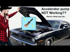 Carburetor Accelerator Pump Circuit Diagnosis and Repair