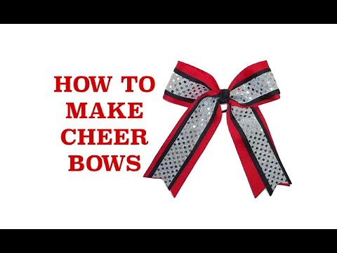 How to Make Cheer Bows - How to Make Cheerleading Bows - Hair Bows