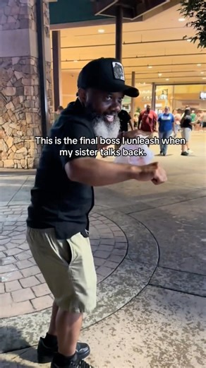 Now act right before I bring him out again 😂 (she’s walking away in the background) #funny #family