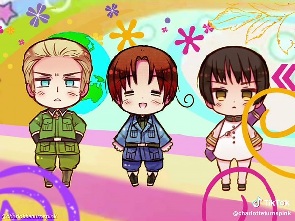 Hetalia Country Humans Animation – Nyan Nyan Style