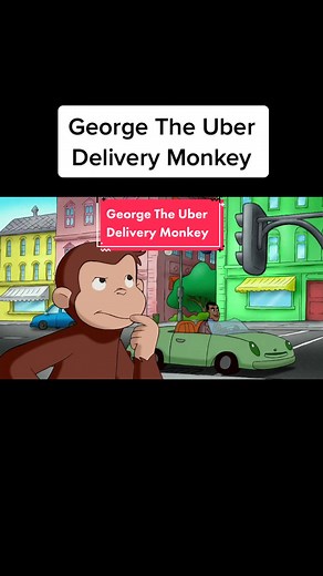 George The Uber Delivery Monkey | Fun Cartoon Clip