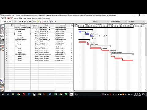 Como crear los hitos y linea de base en Open proj, que son Hitos y que es una linea de base.