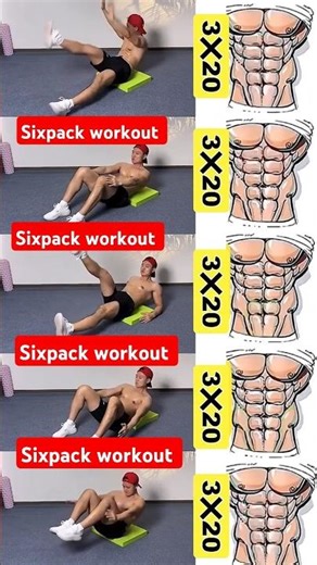 ⚡ 30 Days Six Pack Transformation | Home Workout Routine #sixpack #sixpackworkout