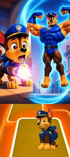 Paw Patrol Chase Gets Super Powers! 💉💪 Before & After Transformation | Epic Fan Art