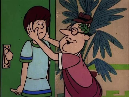 Os Mussarelas Clássico Hanna-Barbera (1972), teve apenas 13 episódios. A história se passa na Roma Antiga, mas retrata uma família de classe média, os Mussarelas (Zecas, Laura, Jocas, Precócia e o leão de estimação Brutus), lidando com problemas e conveniências da vida moderna, como carros em forma de bigas e jornais em papiro. No Brasil, a dublagem clássica foi feita pela Herbert Richers e o desenho foi exibido pela Rede Globo, dentro do programa Globo Cor Especial, alcançando grande sucesso. |