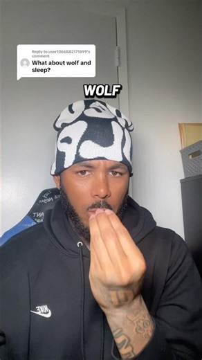 Difference between “wolf” and “sleep” in ASL #asl #funny #signlanguage