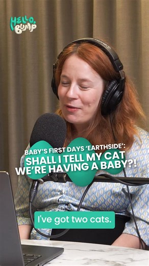 How do I prepare my fur babies for my real baby? 🤔 🐱 Get honest, practical and often hilarious insights about what you’re not expecting, when you’re expecting in our pregnancy podcast Hello Bump. Listen to Hello Bump wherever you get your podcasts. | Mamamia