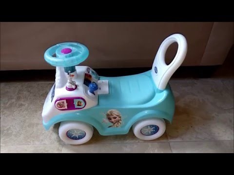 Kiddieland Frozen Push and Activity Ride On Toy Review
