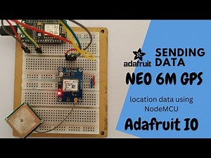 How to send GPS data to Adafruit IO using NodeMCU