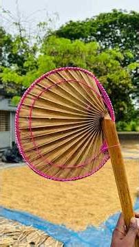 Handmade Palm Leaf Hand Fan | Step by Step Full Process. 😱 #craft