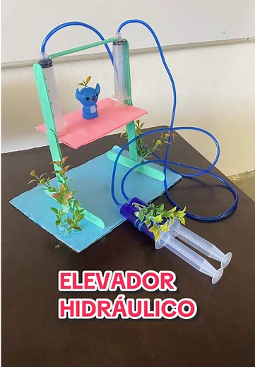 Elevador Hidráulico: Principio de Pascal en Maqueta