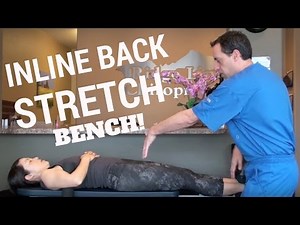 HOW TO STRETH THE LOW BACK| STAMINA INLINE BACK STRETCH BENCH