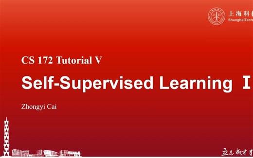 Self-Supervised Learning Tutorial