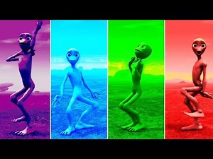 Happy Alien Dancing 🕺 Colorful Kids Cartoon