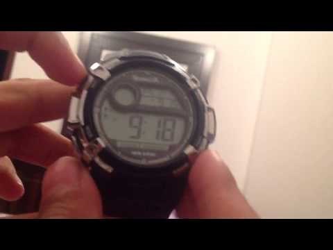 How to set an alarm on a four button watch