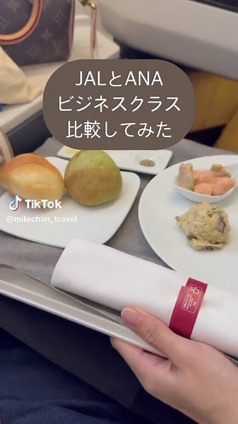 JALとANAビジネスクラスの違いをレビュー