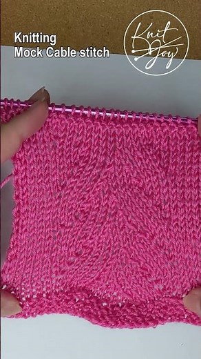 Mock Cable Stitch #250