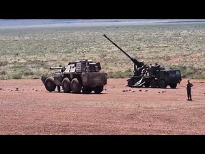 Denel T5-52 Mobile Artillery Gun Showcase