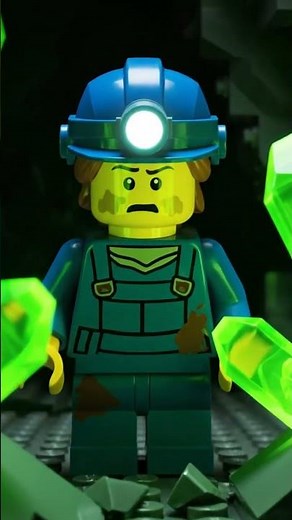 Unearthing Glowing Toxic Crystals in LEGO Mine ⛏️ | Sci-Fi Stop Motion Animation