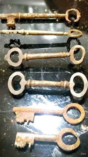 recent skeleton keys #found #magnetfishing #fortnite #vintage @kratosmagnetics #keys #skeleton