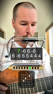 Cowpoke Colter Wall Harmonica Guitar Tutorial My music books kaseysmusicmethod.com #harmonica #harmonicatutorial #tutorial #fyp #lesson #learn #blues #music #easy #fun #tabs #harptok #meme #cowpoke #cowboy #guitartok | Kasey's Music Method