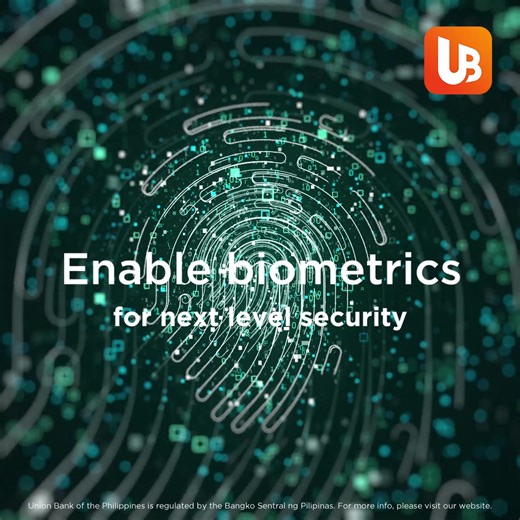 What’s not to love about increased security, higher data protection, and a time saving feature? When you use the UnionBank Online app, make sure to enable your biometrics for a more convenient and secure banking experience. #BankDifferently with UnionBank. 🧡 #BankTheWayYouLive . . . . . For any concerns, you may contact us through our Customer Service Hotline at ( 632) 8841-8600. Union Bank of the Philippines is an entity regulated by the Bangko Sentral ng Pilipinas (BSP) with email address con