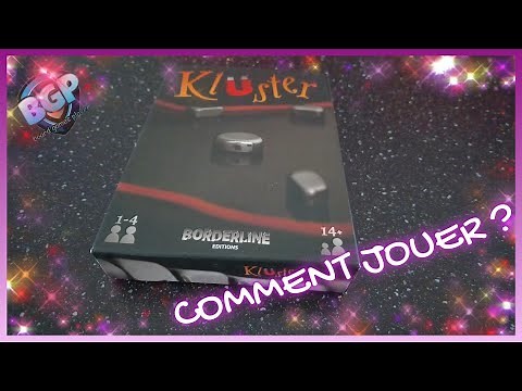 comment jouer à KLUSTER ? règle du jeu de société Kluster