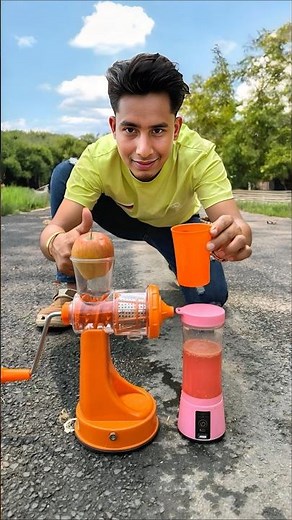 Hand Juicer Machine Vs USB Rechargeable 2Ta Juice mixer😍✅