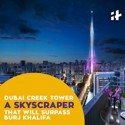 244K views · 6.4K reactions | #DubaiCreekTower - A futuristic skyscraper that will be 3 times higher than the #EiffelTower | Indiatimes | Facebook