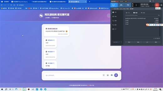 免费分享 全新UI匿名在线聊天室系统源码 全开源轻量本地化