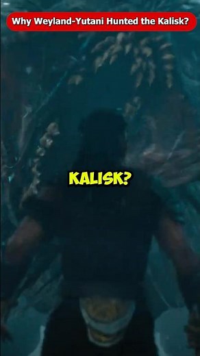 Why was Weyland-Yutani Hunting Down the Kalisk in Predator Badlands? #Shorts #Viral