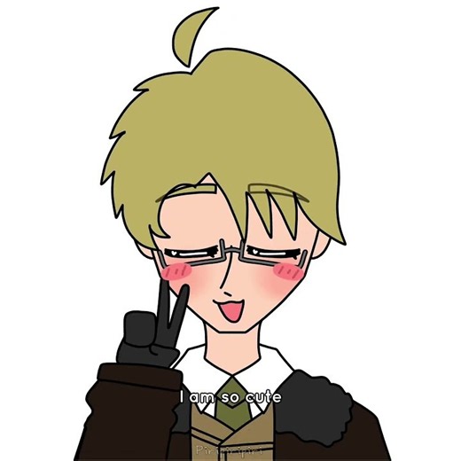 I wish that I was a super sugoi anime character - (Hetalia 🇺🇸)