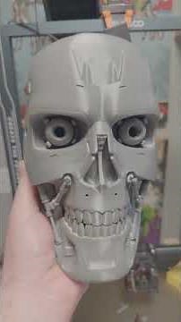 T-800 skull complete #3dprinting #3dprinted #3dprint #diy #terminator