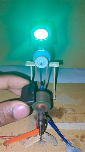 Dc Motor Open Circuit Test #dcmotor #science #shorts