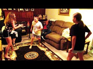 Sister Wrestling - Wrestling with Caleb (One Minute)