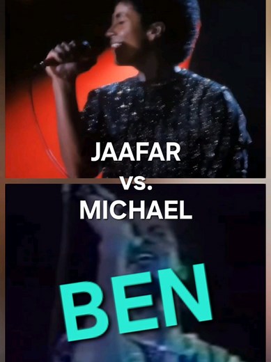 #jaafar and @Michael Jackson singing Ben side by side #michaelmovie #creatorsearchinsights