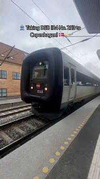 🚆 Taking DSB IR4 No. 2113 to Copenhagen! 🇩🇰⚡ #shorts
