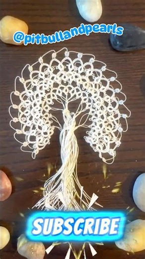 Tat a tree of life with me! Details below #treeoflife #tree #diy #tatting #handmade #tutorial