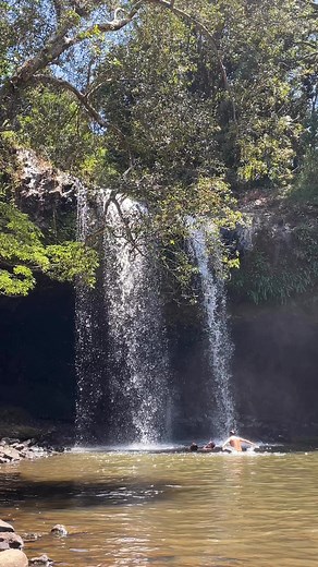 Refreshing waterfalls #travelog #waterfall | Travelvlog