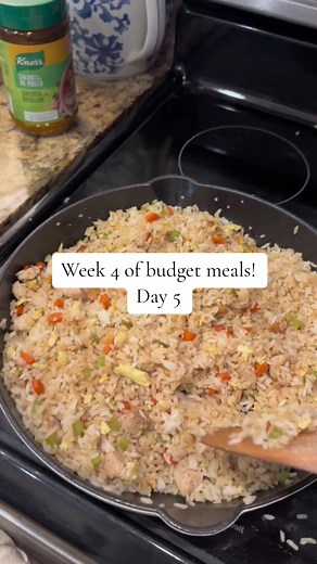 So many ways you can enhance this dish but this turned out super yummy for a budget friendly version! Don’t forget to check out my budget meal plan pdf’s to follow along with my budget series even easier! Just follow the link on my page! #budgetdinners #frugalshopping #quickdinners | At Home Cook