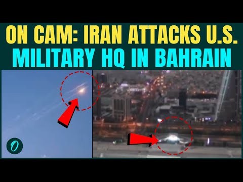 Iran BOMBS U.S. Fifth Fleet HQ In Bahrain: IRGC Launches Chilling Missile Waves In Attack | WATCH