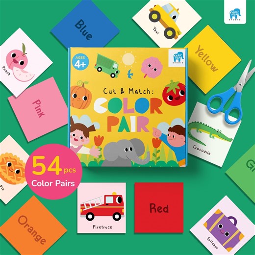 Color Matching Activity for Kids, Printable Learning Colors, Memory Card Game (digital Download) - Etsy