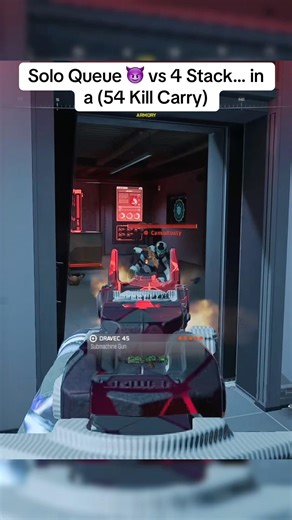 Solo Queue 😈 vs 4 Stack… in a (54 Kill Carry) #bo7 #cod #callofduty #blackops7