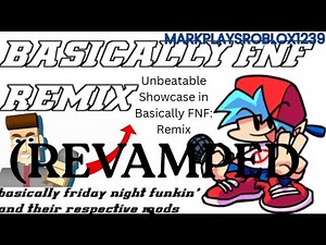 ROBLOX: BASICALLY FNF: REMIX - Unbeatable REVAMPED (Mario Madness Mod)
