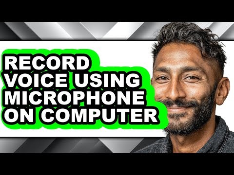How to Record Voice Using Microphone on Computer (only Way)