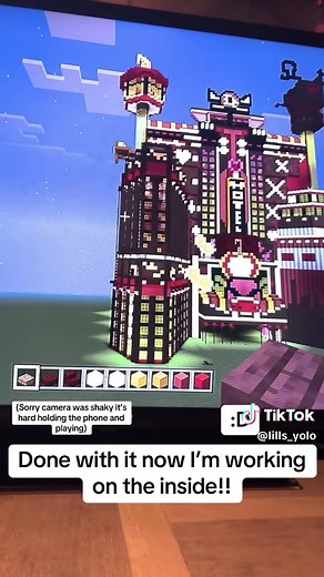 Hazbin Hotel in Minecraft: Inside Build Progress