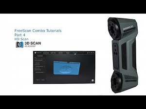 Shining 3D FreeScan Combo HD Scan tutorial Part 4