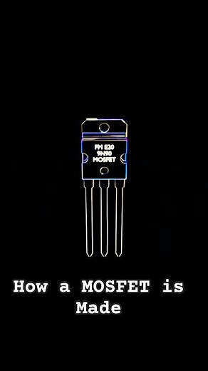 How a MOSFET is Made (3D Animation Timelapse) 🔧