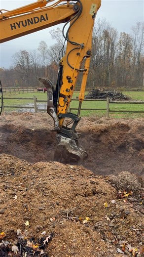 8.6K views · 37 reactions | Shitty Job Today Doing everything in our power to make our winter easier on the farm. Brad will have this mess all cleaned up. Been doing my work for many years. Not only was he my best man at my wedding. But is so good at what he does . Dedrick back hoeing | Carousel Stables | Facebook