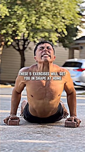 Get In Shape At Home With 5 Bodyweight Exercises